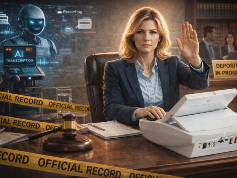 When “Live Notes” Enters the Notice – What the Confusion Over AI in Depositions Is Really&nbsp;About